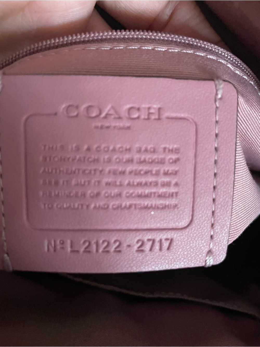 Coach Beige Signature Floral Dome Satchel with Pink Trim - Picture 11 of 13